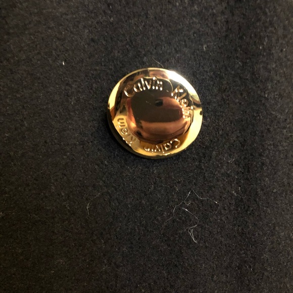 Calvin Klein tapered double-breasted peacoat - Picture 4 of 8